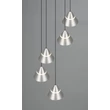 Pendul Trio ROMEO metal, nichel, LED, 35W, 2300-3000-4000K, 3500Lm - 337030507