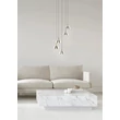 Pendul Trio ROMEO metal, nichel, LED, 35W, 2300-3000-4000K, 3500Lm - 337030507