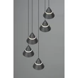 Pendul Trio ROMEO metal, negru, LED, 35W, 2300-3000-4000K, 3500Lm - 337030532
