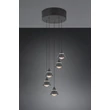Pendul Trio ROMEO metal, negru, LED, 35W, 2300-3000-4000K, 3500Lm - 337030532