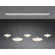Pendul Trio KEATON metal, acril, gri, alb, LED, 50W, 2300-3000-4000K, 5900Lm - 340210576