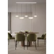 Pendul Trio KEATON metal, acril, gri, alb, LED, 50W, 2300-3000-4000K, 5900Lm - 340210576
