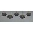Pendul Trio KEATON metal, acril, negru, auriu, alb, LED, 50W, 2300-3000-4000K, 5900Lm - 340210580