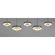 Pendul Trio KEATON metal, acril, negru, auriu, alb, LED, 50W, 2300-3000-4000K, 5900Lm - 340210580