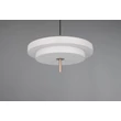 Pendul Trio KEATON metal, acril, gri, alb, LED, 34,5W, 2300-3000-4000K, 4000Lm - 340219176
