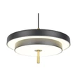Pendul Trio KEATON metal, acril, negru, auriu, alb, LED, 34,5W, 2300-3000-4000K, 4000Lm - 340219180