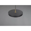 Pendul Trio KEATON metal, acril, negru, auriu, alb, LED, 34,5W, 2300-3000-4000K, 4000Lm - 340219180