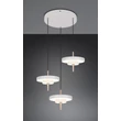 Pendul Trio KEATON metal, acril, gri, alb, LED, 30W, 2300-3000-4000K, 3600Lm - 340230376