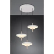 Pendul Trio KEATON metal, acril, gri, alb, LED, 30W, 2300-3000-4000K, 3600Lm - 340230376