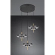 Pendul Trio KEATON metal, acril, negru, auriu, alb, LED, 30W, 2300-3000-4000K, 3600Lm - 340230380