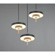 Pendul Trio KEATON metal, acril, negru, auriu, alb, LED, 30W, 2300-3000-4000K, 3600Lm - 340230380