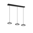 Pendul Trio TRAY metal, negru, LED, 4000K, 3x10W, 3600lm - 340910332