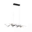 Pendul Trio SEQUENCE metal, negru, gri, LED, 2300K-3000K-4000K, 45W, 5600lm - 341810205