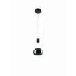 Pendul Trio MADISON metal, sticla, negru, crom, LED, 3000K, 8W, 900lm - 342010132