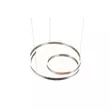 Pendul Trio MARNIE metal, gri, LED, 3000K, 68W, 8000lm - 344110105