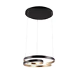 Pendul Trio MARNIE metal, negru, auriu, LED, 3000K, 68W, 8000lm - 344110180