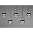 Pendul Trio ORBIT  metal, negru, nichel, LED, 8W, 960lm, 2300K-3000K-4000K - Trio-344410507