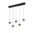 Pendul Trio ORBIT metal, negru, cafeniu, LED, 2300K - 3000K - 4000K, 40W, 4800lm - 344410532