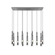 Pendul Trio LUCENT metal, sticla, crom, LED, 2300K - 3000K - 4000K, 11x2.8W, 11x280lm - 344511106