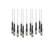 Pendul Trio LUCENT metal, sticla, crom, LED, 2300K - 3000K - 4000K, 11x2.8W, 11x280lm - 344511106