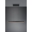 Pendul Trio EMERSON  metal, negru, LED, 22W, 2500lm, 2700K-5000K - Trio-346710180