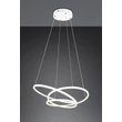 Pendul Trio DARVIN, metal, alb, LED, 34W, 4500lm, 2300K+3000K+4000K - Trio-349110131