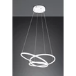 Pendul Trio DARVIN, metal, alb, LED, 34W, 4500lm, 2300K+3000K+4000K - Trio-349110131