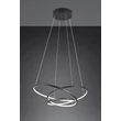 Pendul Trio DARVIN, metal, negru, LED, 34W, 4500lm, 2300K+3000K+4000K - Trio-349110132