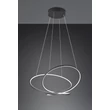 Pendul Trio DARVIN, metal, negru, LED, 52W, 6700lm, 2300K+3000K+4000K - Trio-349119132