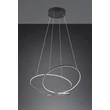 Pendul Trio DARVIN, metal, negru, LED, 52W, 6700lm, 2300K+3000K+4000K - Trio-349119132