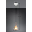 Pendul Trio ALDEA metal, sticla, alb, chihlimbar, E14 - 349400113