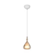 Pendul Trio ALDEA metal, sticla, alb, chihlimbar, E14 - 349400113
