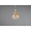Pendul Trio ALDEA metal, sticla, alb, chihlimbar, E14 - 349400113