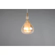 Pendul Trio ALDEA metal, sticla, alb, chihlimbar, E14 - 349400113
