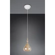 Pendul Trio ALDEA metal, sticla, alb, chihlimbar, E14 - 349400113