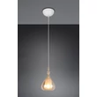 Pendul Trio ALDEA metal, sticla, alb, chihlimbar, E14 - 349400113
