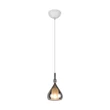 Pendul Trio ALDEA metal, sticla, alb, crom, E14 - 349400157