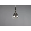 Pendul Trio ALDEA metal, sticla, alb, crom, E14 - 349400157