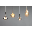 Pendul Trio ALDEA metal, sticla, alb, crom, chihlimbar, E14 - 349400417