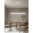 Pendul Trio GALWAY, metal, gri, LED, 35W, 4200lm, 2700K-6000K - Trio-349710176