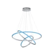 Pendul Trio AARON metal, nichel, RGB-LED, 3000K-6000K, 78W, 9200lm - 352710307