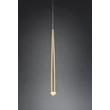 Pendul Trio CALA  metal, auriu, LED, 5.5W, 550lm, 2300K-3000K-4000K - Trio-354810179