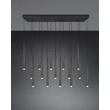 Pendul Trio CALA  metal, negru, LED, 57W, 6750lm, 2300K-3000K-4000K - Trio-354811532