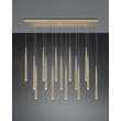 Pendul Trio CALA  metal, auriu, LED, 57W, 6750lm, 2300K-3000K-4000K - Trio-354811579