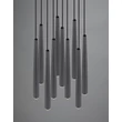 Pendul Trio CALA  metal, negru, LED, 38W, 4500lm, 2300K-3000K-4000K - Trio-354831032