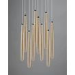 Pendul Trio CALA  metal, auriu, LED, 38W, 4500lm, 2300K-3000K-4000K - Trio-354831079
