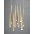Pendul Trio CALA  metal, auriu, LED, 38W, 4500lm, 2300K-3000K-4000K - Trio-354831079