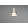 Pendul Trio CELESTE, metal, sticla, negru, crom, LED, 10W, 1100lm, 3000K - Trio-354910132