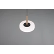 Pendul Trio CELESTE, metal, sticla, negru, alb, LED, 10W, 1100lm, 3000K - Trio-354910165