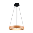 Pendul Trio LYNWOOD metal, lemn, acril, negru, maro, alb, LED, 28W, 3000K, 3300Lm - 355030130
